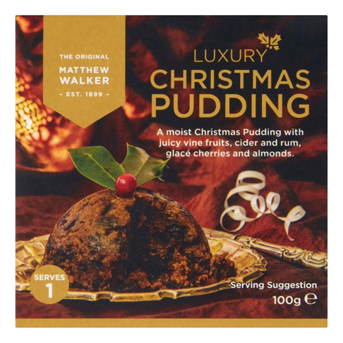 MATTHEW WALKER LUXURY CHRISTMAS PUDDING 100G