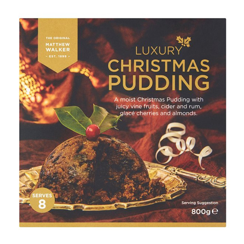 MATTHEW WALKER THE ORIGINAL LUXURY CHRISTMAS PUDDING 800G