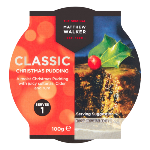 MATTHEW WALKER THE ORIGINAL CLASSIC CHRISTMAS PUDDING 100G