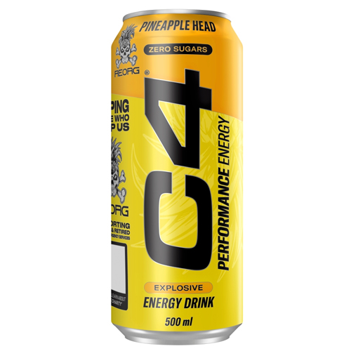 C4 ENERGY PINEAPPLE HEAD 500ML