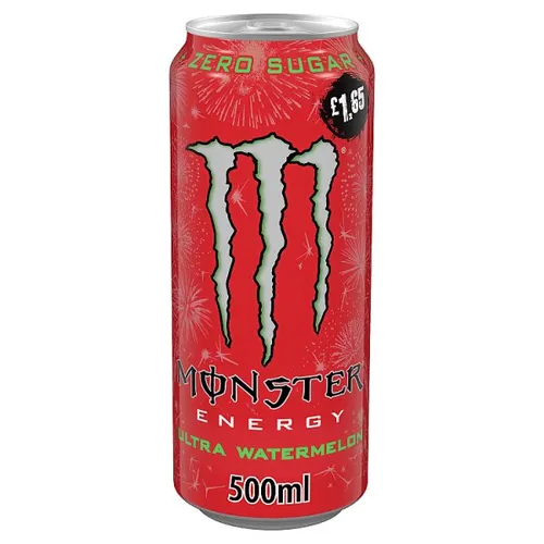 MONSTER ENERGY ULTRA WATERMELON PMP £1.65 500ML