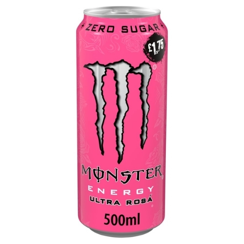 MONSTER ULTRA ROSA CAN PMP £1.75 500ML