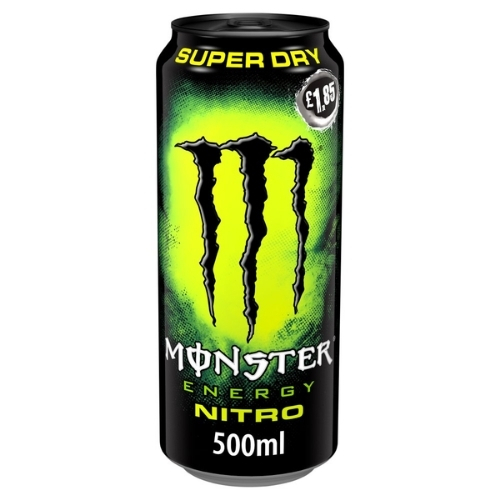 MONSTER NITRO SUPER DRY CAN PMP £1.85 500ML