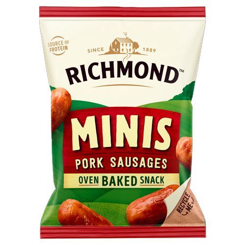 RICHMOND READY TO EAT MINI SAUSAGES 63G