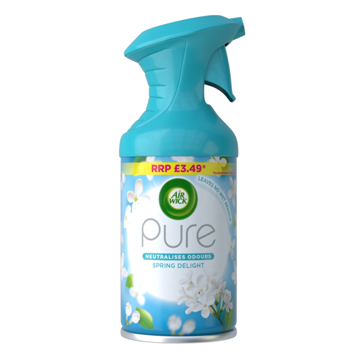 AIRWICK SPRING DELIGHT AEROSOL NEUTRALISES ODOURS 250ML
