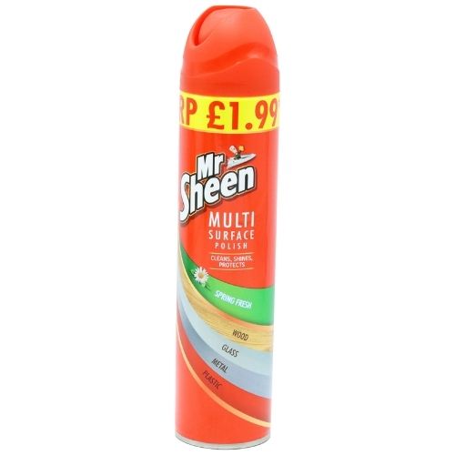 MR.SHEEN AEROSOL SPRING PMP £1.99 250ML