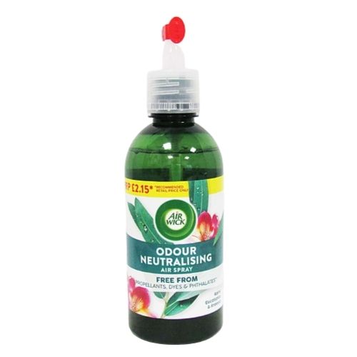 AIRWICK ODOUR NEUTRALISER EUCALYPTUS PMP £2.15 237ML