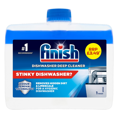 FINISH DISHWASHER CLEANER PMP £3.49 250ML