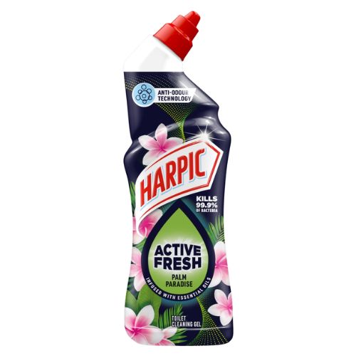 HARPIC LIQUID ACTIVE TOILET CLEANING GEL PALM PARADISE 750ML