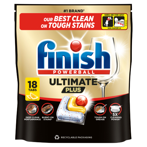 FINISH ULTIMATE PLUS ALL IN ONE LEMON TABLETS 18S