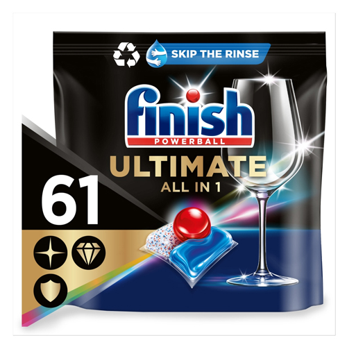 FINISH QUANTUM REGULAR DISHWASHING TABLETS 61S