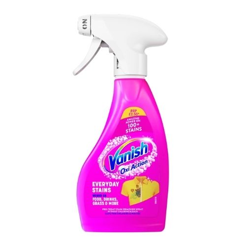 VANISH OXI-ACT PRE-SPRAY PMP £3.49 10X 250ML