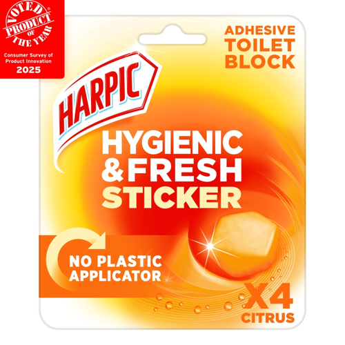 HARPIC HYGIENE STICKER CITRUS 4S