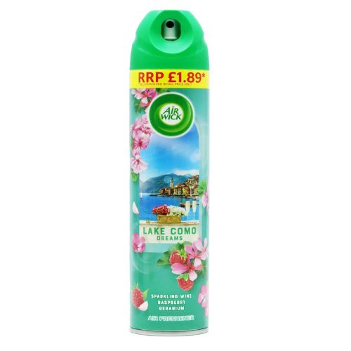 AIRWICK AEROSOL LAKE COMO PMP £1.89 300ML
