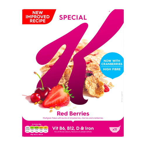 KELLOGG'S SPECIAL K RED BERRIES 5X 330G