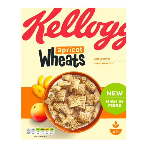 KELLOGG'S APRICOT WHEATS 500G