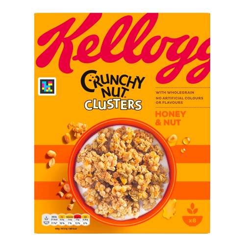 KELLOGG'S CRUNCHY NUT CLUSTERS HONEY & NUT 400G