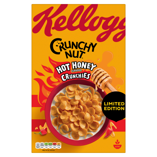 KELLOGG'S CRUNCHY NUT HOT HONEY BREAKFAST CEREAL 420G