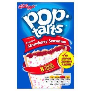 KELLOGG'S POP TARTS FROSTED STRAWBERRY SENSATION TOASTER PASTRIES 48G