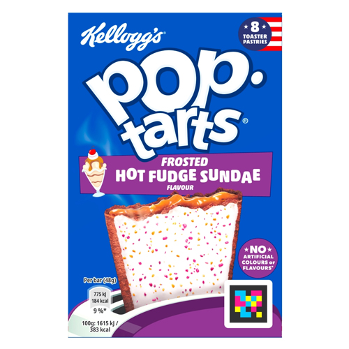 KELLOGG'S POP TARTS FROSTED HOT FUDGE SUNDAE 6X 8PK 48G