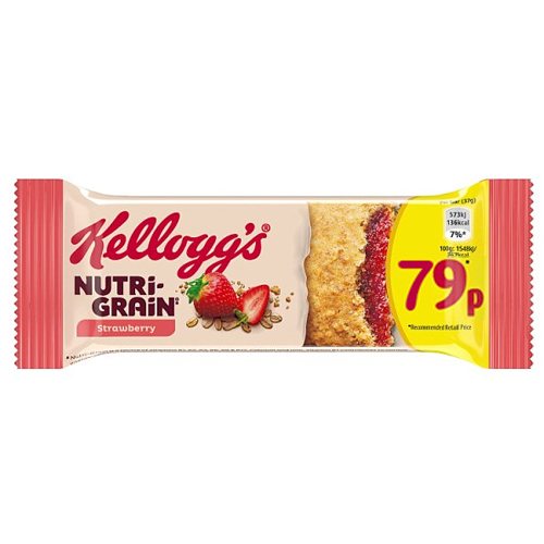 KELLOGG'S NUTRI GRAIN BAR STRAWBERRY PMP 79P 37G