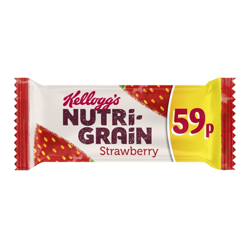 KELLOGG'S NUTRI-GRAIN STRAWBERRY BARS 25X37G