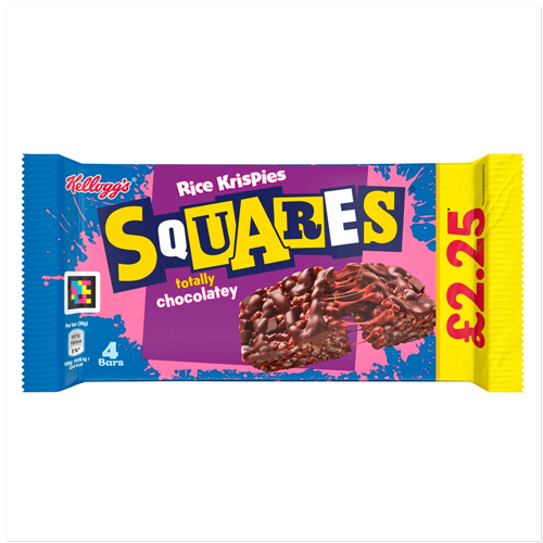 KELLOGG'S RICE KRISPIES SQUARE TOTALLY CHOCOLATEY PMP £2.25 36G