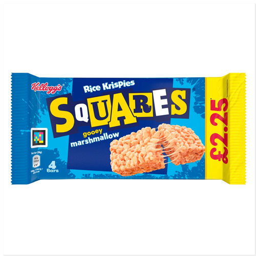 KELLOGG'S RICE KRISPIES SQUARE MARSHMALLOW PMP £2.25 28G