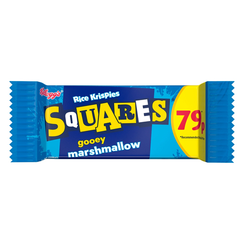 KELLOGG'S RICE KRISPIES SQUARES MARSHMALLOW PMP 79P 28G