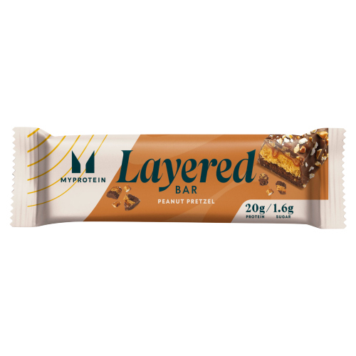 MYPROTEIN LAYERED BAR PEANUT PRETZEL 60G