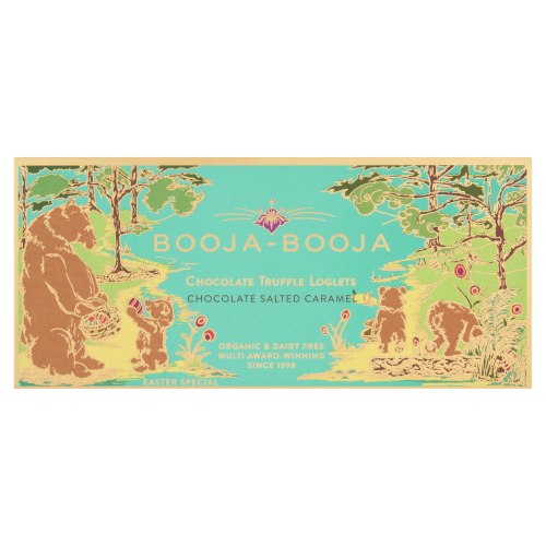 BOOJA-BOOJA SALTED CARAMEL CHOCOLATE TRUFFLE LOGLETS 115G