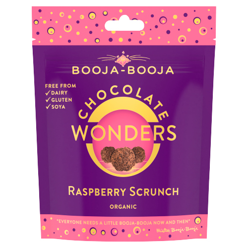 BOOJA-BOOJA RASPBERRY SCRUNCH CHOCOLATE WONDERS 65G