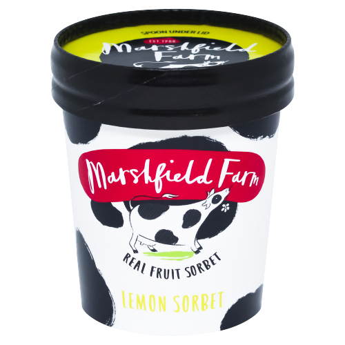 MARSHFIELD LEMON SORBET CUP 125ML