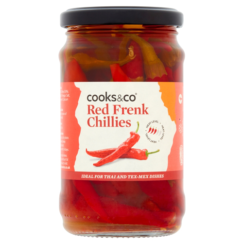 COOKS & CO RED CHILLIES 300G