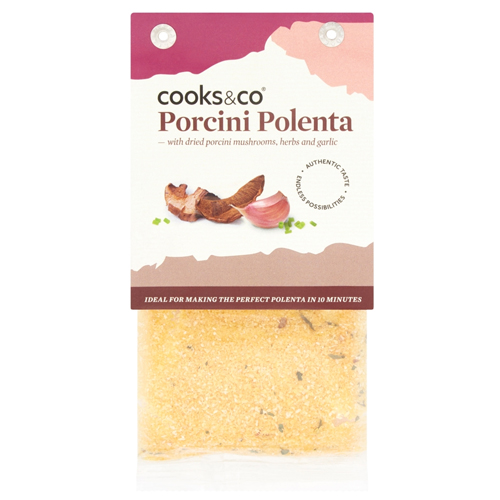 COOKS & CO PORCINI POLENTA 150G