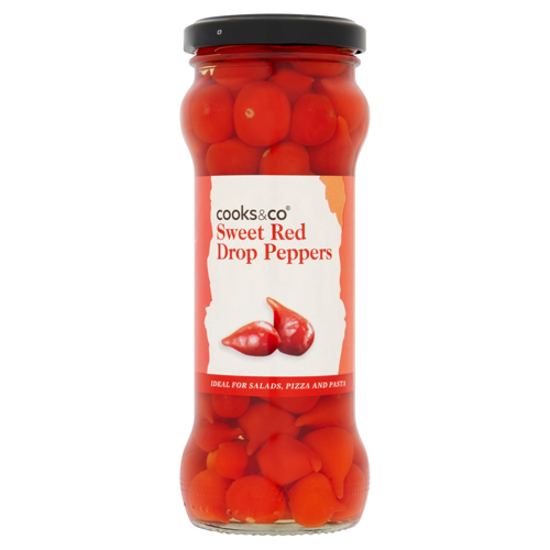 COOKS & CO SWEETY DROP RED PEPPERS 235G
