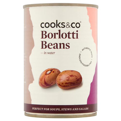 COOKS & CO BORLOTTI BEANS 400G