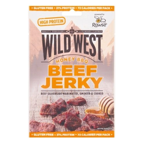 WILD WEST HONEY BBQ BEEF JERKY 25G