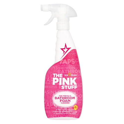 STAR DROPS PINK STUFF BATHROOM FOAM CLEANER 750ML