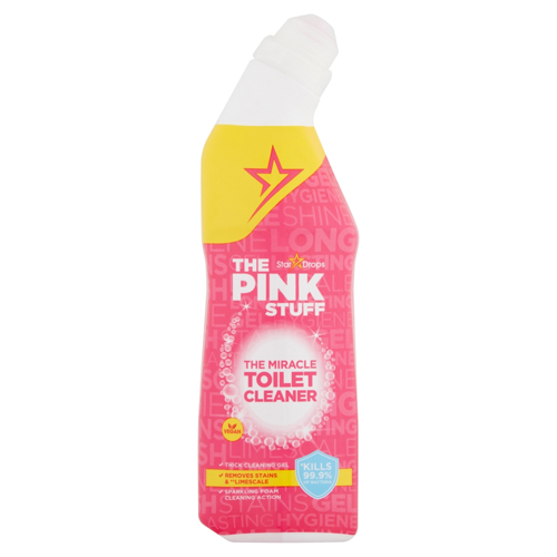 STAR DROPS PINK STUFF TOILET CLEANER GEL 750ML