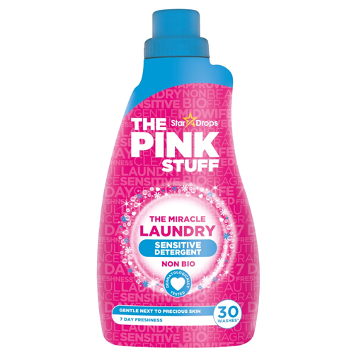 STAR DROPS PINK STUFF LAUNDRY GEL 30W NON BIO 960ML
