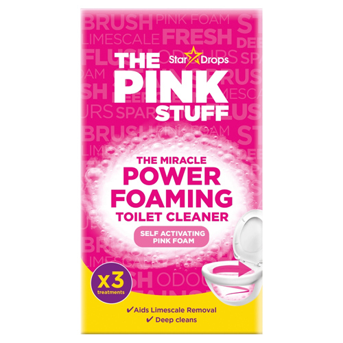 STARDROPS THE PINK STUFF MIRACLE POWER FOAMING TOILET CLEANER 300G