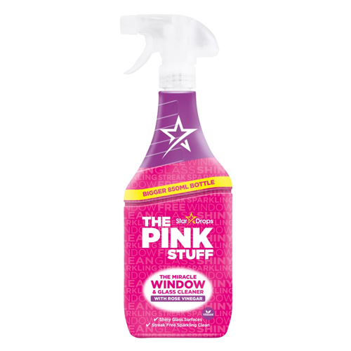 STAR DROPS PINK STUFF WINDOW ROSE VINEGAR SPRAY 850ML