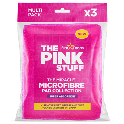 STARDROPS THE PINK STUFF MICROFIBRE PADS 1S