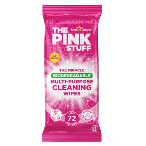 STARDROPS THE PINK STUFF CLEANING MULTIPURPOSE WIPES 72S