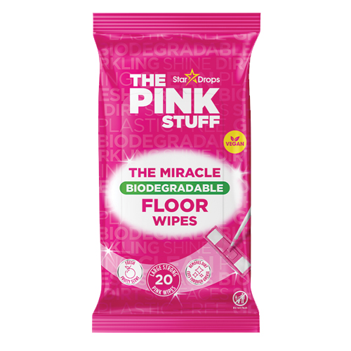 STARDROPS THE PINK STUFF FLOOR WIPES 20S