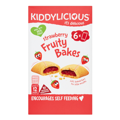 KIDDYLICIOUS STRAWBERRY FRUITY BAKES 132G