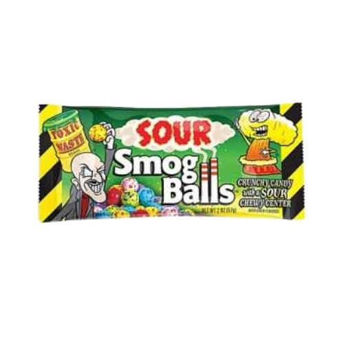 TOXIC WASTE SOUR SMOG BALLS 48G