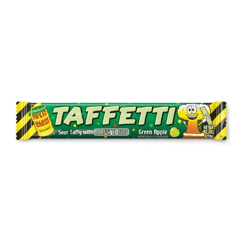 TOXIC WASTE TAFFETTI APPLE CHEW BAR 20G