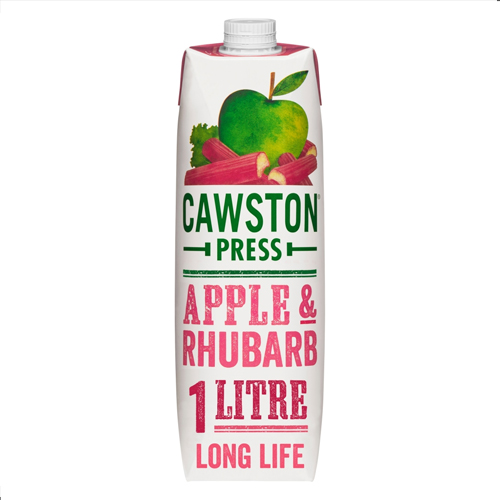 CAWSTON PRESS APPLE & RHUBARB 1L